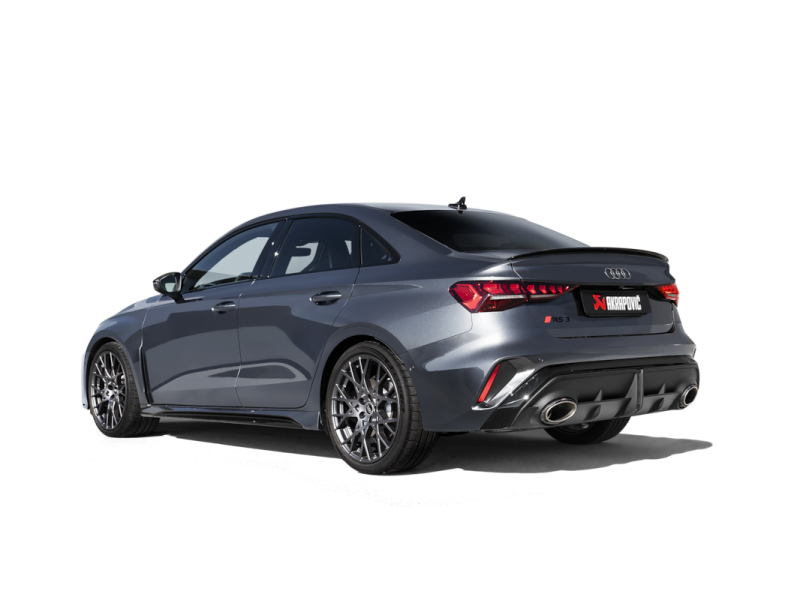 Akrapovic S-AU/TI/28H - AKRS-AU/TI/28H - Akrapovic 2025+ Audi RS3 Sedan (8Y FL) Evolution Line Catback - Titanium: Req. P-HF1636 control kit - Shipped in Europe - Tuningsupply.com