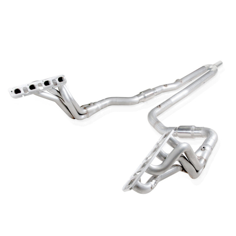 Stainless Works - SSWRAM09HCATYST - Stainless Works 2009-16 Dodge Ram 5.7L Headers 1-3/4in Primaries 3in High-Flow Cats Y-Pipe - Shipped in Europe - Tuningsupply.com