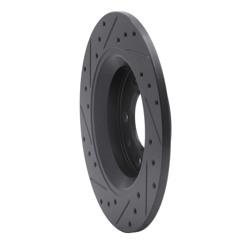R1 Concepts 633-54064R - RNC633-54064R - R1 98-15 Ford Fusion Rear Right Drilled & Slotted Black Brake Rotor - Shipped in Europe - Tuningsupply.com
