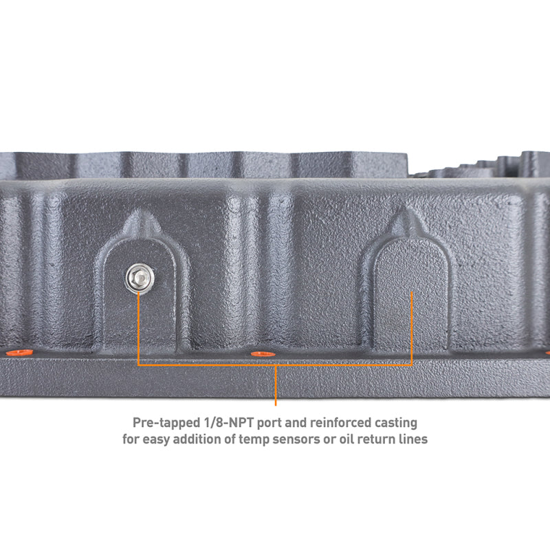 Mishimoto MMTP-RAM-07 - MISMMTP-RAM-07 - Mishimoto 2007.5 + Ram 6.7L Cummins 68RFE Transmission Pan - Cast - GR - Shipped in Europe - Tuningsupply.com