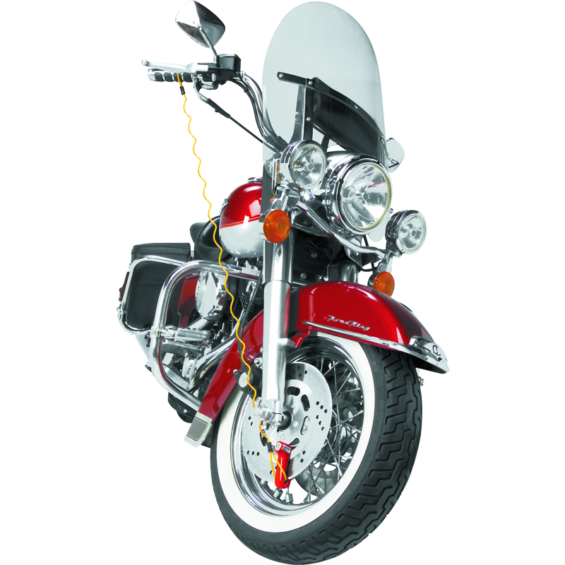 BikeMaster 132202 - BKM132202 - Bully Lock Reminder Disc Cable 4 ft. - Yellow - Shipped in Europe - Tuningsupply.com