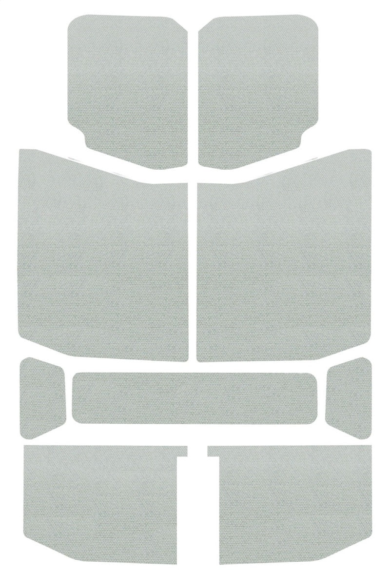 DEI 50170 - DEI50170 - DEI 18-23 Jeep Wrangler JL 4-Door Boom Mat Headliner - 9 Piece - White - Shipped in Europe - Tuningsupply.com