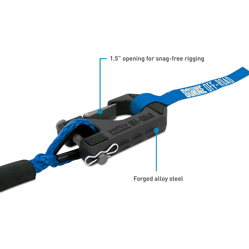 Borne Off-Road BNWN-10-SBL - BRNBNWN-10-SBL - Borne Off-Road 10K Winch - Blue Synthetic Rope - Shipped in Europe - Tuningsupply.com