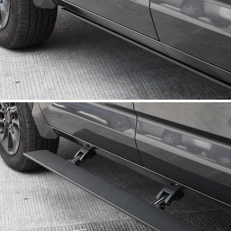 Go Rhino 20443587PC - GOR20443587PC - Go Rhino 22-23 Toyota Tundra CrewMax Cab 4dr E-BOARD E1 Electric Running Board Kit - Tex. Blk - Shipped in Europe - Tuningsupply.com