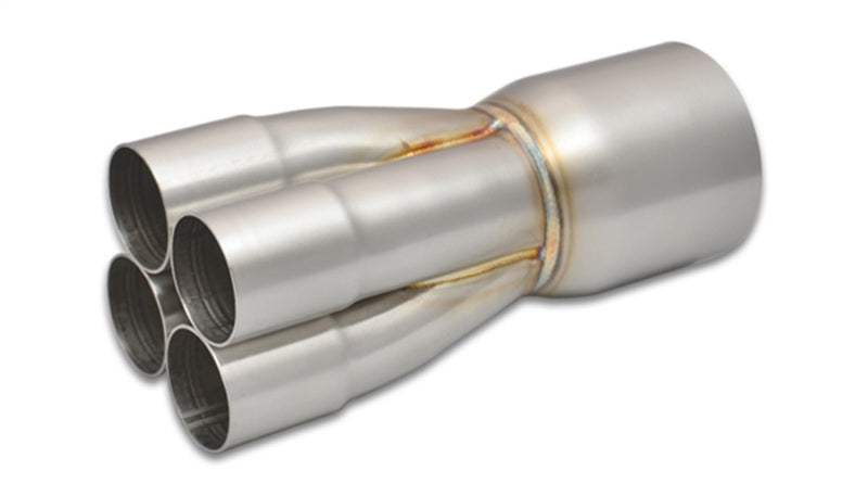 Vibrant 10303 - VIB10303 - Vibrant 4-1 SS Merge Collectors (1-3/4in Inlet Slipover ID 3in Merge Outlet OD) - Sold Individually - Shipped in Europe - Tuningsupply.com