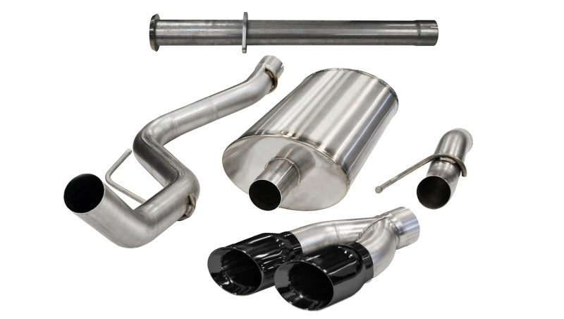 CORSA Performance 14760BLK - COR14760BLK - Corsa 2011-2014 Ford F-150 Raptor 6.2L V8 145in Wheelbase Black Xtreme Cat-Back Exhaust - Shipped in Europe - Tuningsupply.com