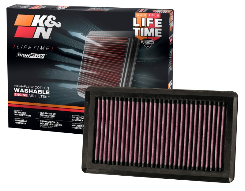 K&N Engineering 33-2375 - KNN33-2375 - K&N 07 Nissan Versa 1.8L-L4 Drop In Air Filter - Shipped in Europe - Tuningsupply.com