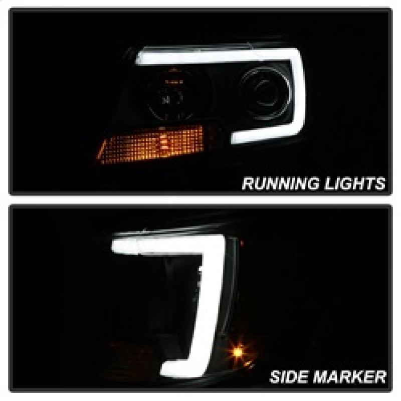 SPYDER 5085283 - SPY5085283 - Spyder 15-17 Chevy Colorado Projector Headlights - Light Bar LED - Black (PRO-YD-CCO15-LBDRL-BK) - Shipped in Europe - Tuningsupply.com