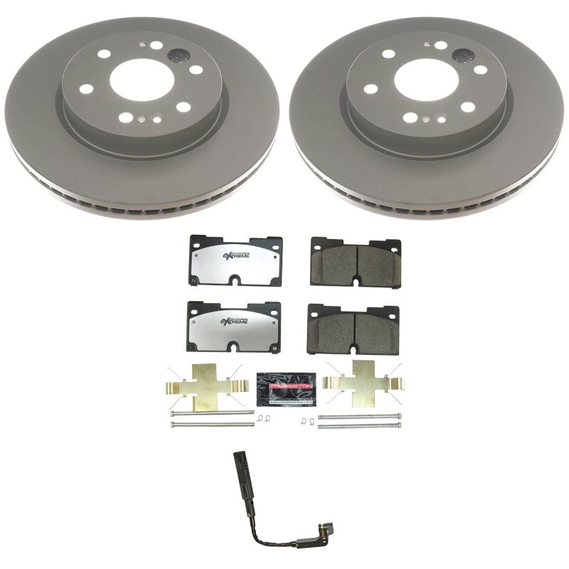 PowerStop CPK8172-36 - PSBCPK8172-36 - Power Stop 21-24 Cadillac Escalade Front Z36 Coated Truck & Tow Brake Kit - Shipped in Europe - Tuningsupply.com