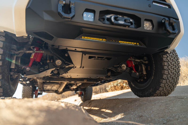 DV8 Offroad SPTT1-09 - DVESPTT1-09 - DV8 24-25 Toyota Tacoma & Land Cruiser Rear Belly Skid Plate - Shipped in Europe - Tuningsupply.com