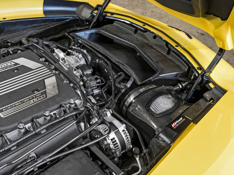 aFe 52-74202-C - AFE52-74202-C - aFe Momentum Carbon Fiber Cold Air Intake System PDS/P5R 15-16 Chevrolet Corvette Z06 V8-6.2L - Shipped in Europe - Tuningsupply.com