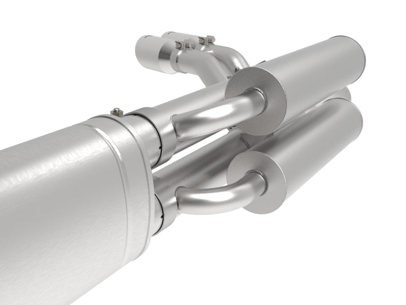 aFe 49-43117-P - AFE49-43117-P - aFe Rebel Series 3in 409 SS Cat-Back Exhaust w/ Polish Tips 17-20 Ford F-250 V8 6.2L - Shipped in Europe - Tuningsupply.com
