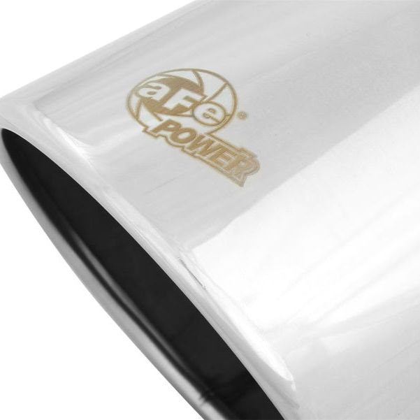 aFe 49T40604-P12 - AFE49T40604-P12 - aFe Diesel Exhaust Tip Bolt On Polished 4in Inlet x 6in Outlet x 12in Length - Shipped in Europe - Tuningsupply.com