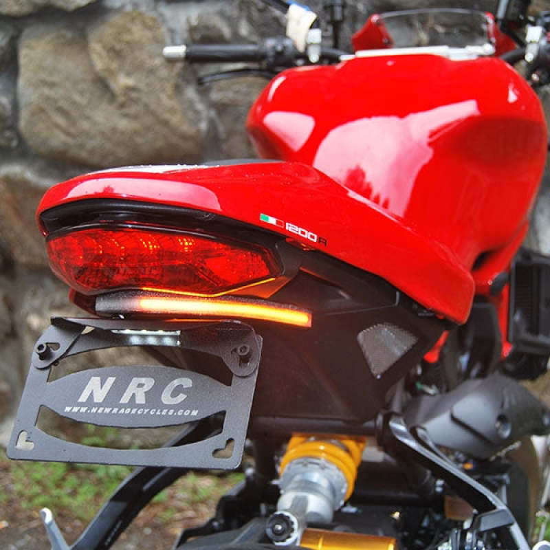 New Rage Cycles - NEW1200R-FS-D - New Rage Cycles 16+ Ducati Monster 1200 R Front Turn Signals - Shipped in Europe - Tuningsupply.com