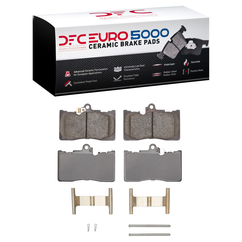 DFC 1600-1118-01 - DFC1600-1118-01 - DFC 06-25 Lexus IS200T Front Euro 5000 Ceramic Brake Pads and Hardware Kit - Shipped in Europe - Tuningsupply.com