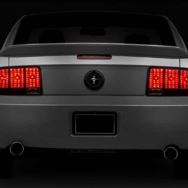 Raxiom 49066 - RAX49066 - Raxiom 05-09 Ford Mustang Tail Lights- Black Housing (Smoked Lens) - Shipped in Europe - Tuningsupply.com
