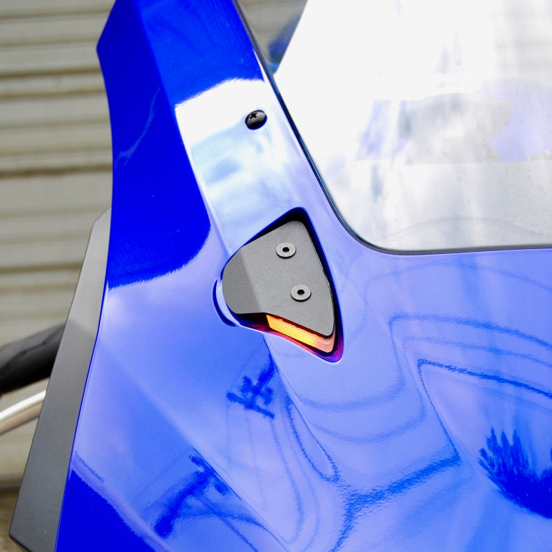 New Rage Cycles R9-MBO - NEWR9-MBO - New Rage Cycles 25+ Yamaha R9 Mirror Block Off Turn Signals - Shipped in Europe - Tuningsupply.com