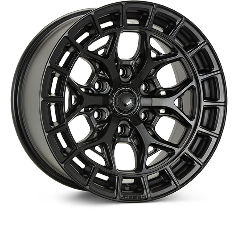 Vossen HFX6-2G21-TL - VOSHFX6-2G21-TL - Vossen HFX-6 22x9.5 - 6x139.7 - ET30 - Deep - 95.1 - Satin Black Wheel - Shipped in Europe - Tuningsupply.com