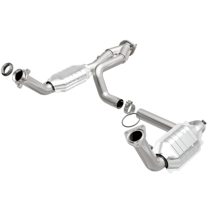 Magnaflow 93419 - MAG93419 - MagnaFlow Conv DF 02-06 Cadillac Escalade / 02-06 Chevy Avalanche 5.3L Dual Conv Y-Pipe Assembly 2WD - Shipped in Europe - Tuningsupply.com