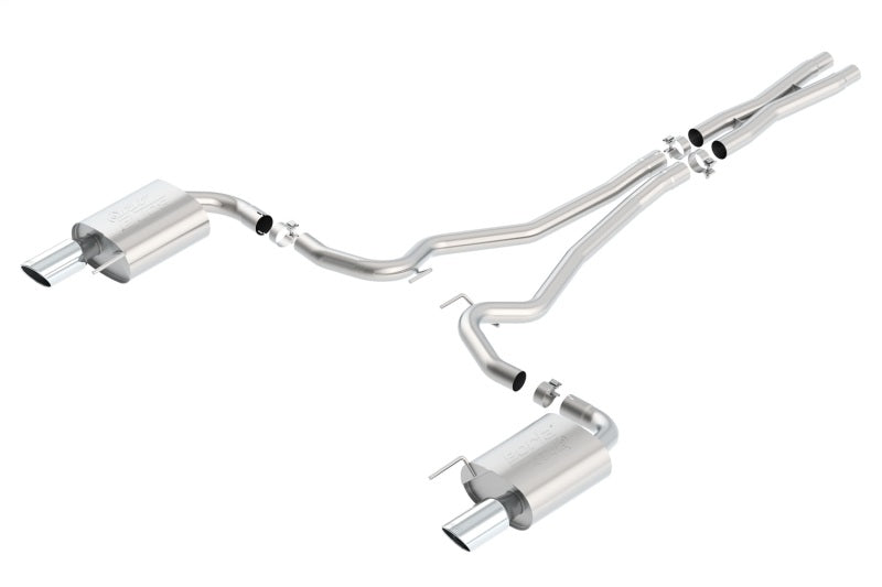 Borla 140591 - BOR140591 - Borla Atak S Cat-Back 15-17 Ford Mustang GT 5.0L V8 MT/AT 2.5in pipe 4in tip - Shipped in Europe - Tuningsupply.com