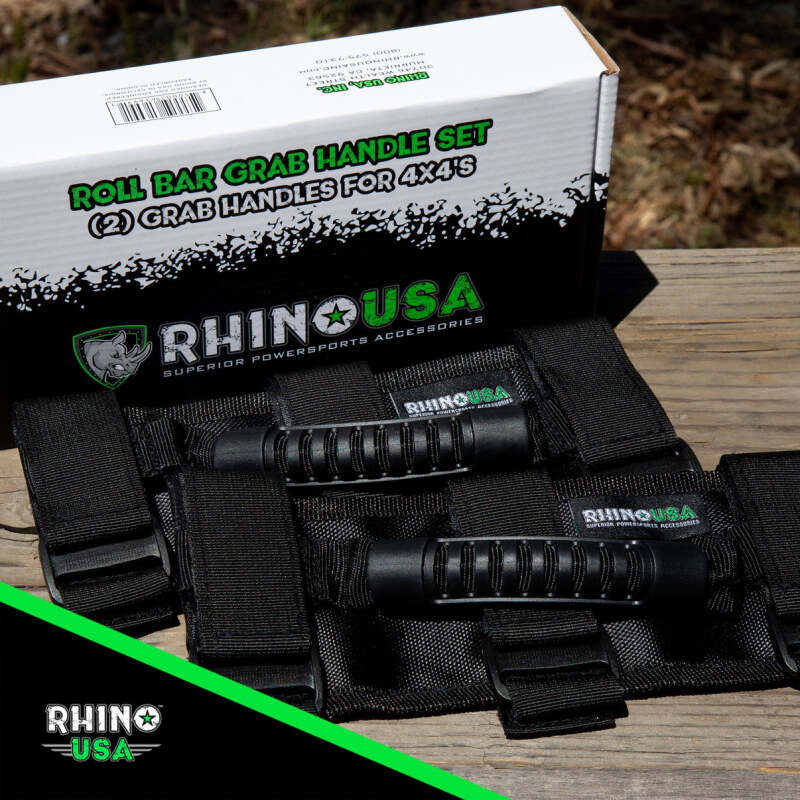 Rhino USA RNO-HNDLS-4X4 - RSARNO-HNDLS-4X4 - Rhino USA Heavy-Duty Roll Bar Grab Handles - Shipped in Europe - Tuningsupply.com