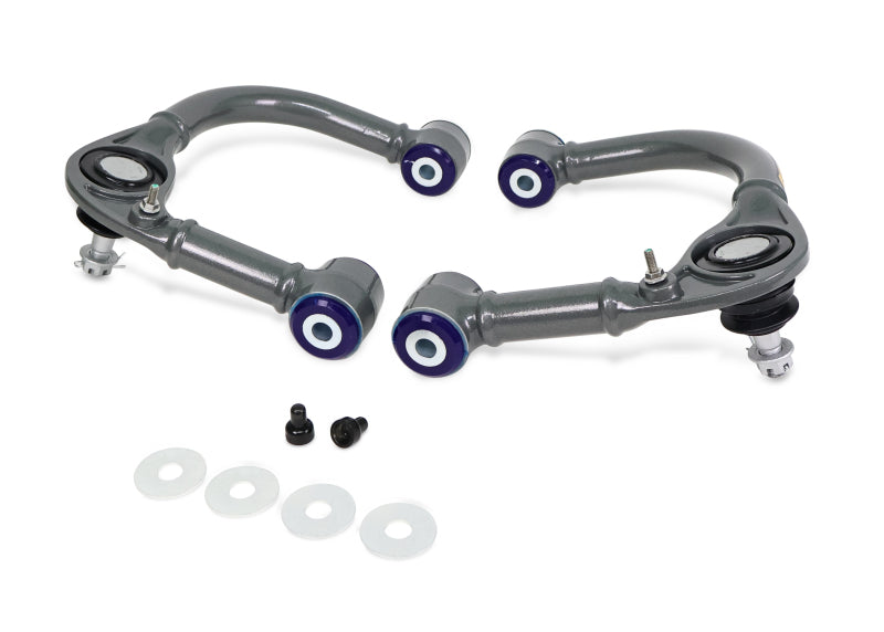 Superpro TRC6480E - SPRTRC6480E - SuperPro 03-09 Lexus GX470 / Toyota 4Runner Sport 4WD Front Upper Fixed Offset Control Arm Set - Shipped in Europe - Tuningsupply.com