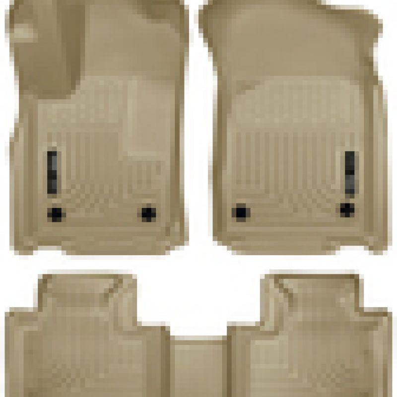 Husky Liners 99153 - HSL99153 - Husky Liners 16-22 Dodge Durango Weatherbeater Tan Front & 2nd Seat Floor Liners - Shipped in Europe - Tuningsupply.com