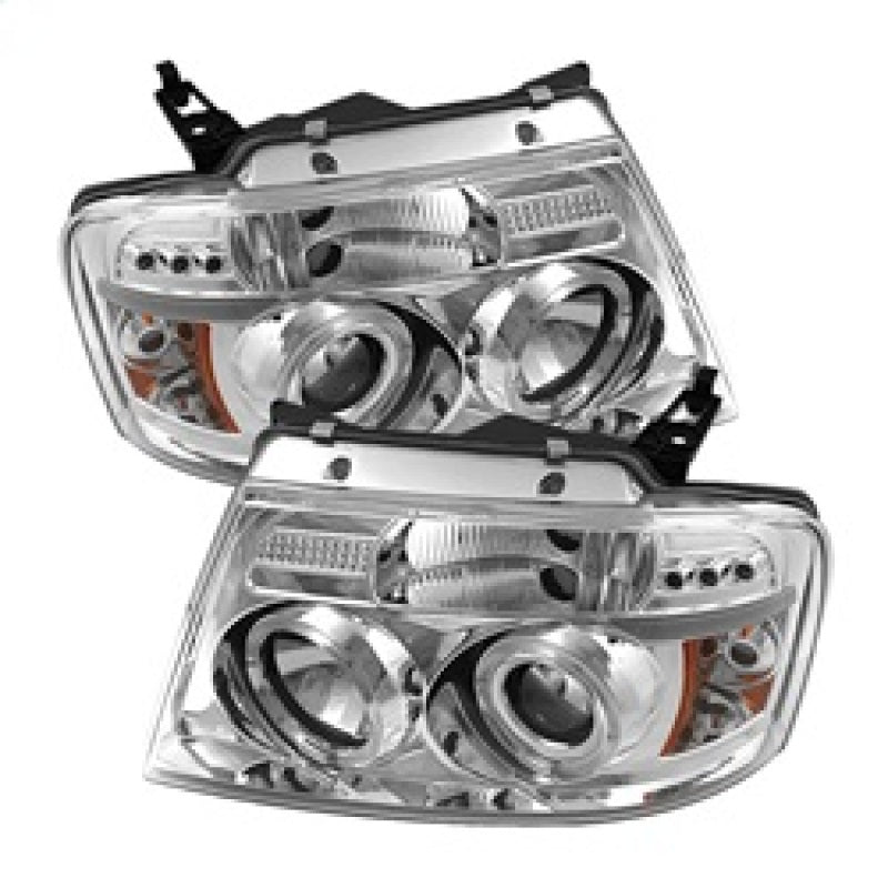 SPYDER 5010216 - SPY5010216 - Spyder Ford F150 04-08 Projector Headlights Version 2 LED Halo LED Chrm PRO-YD-FF15004-HL-G2-C - Shipped in Europe - Tuningsupply.com