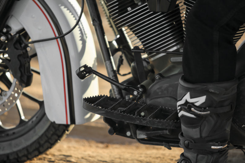 Burly Brand B13-1050B - BURB13-1050B - Burly Brand MX Floorboards - Black - Shipped in Europe - Tuningsupply.com