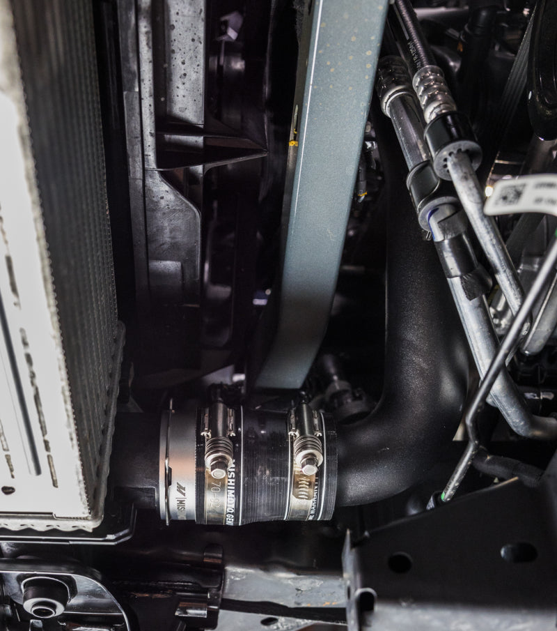 Mishimoto MMICP-BR23-21MWBK - MISMMICP-BR23-21MWBK - Mishimoto 21+ Bronco 2.3L Intercooler Pipe Kit Micro Wrinkle Black - Shipped in Europe - Tuningsupply.com