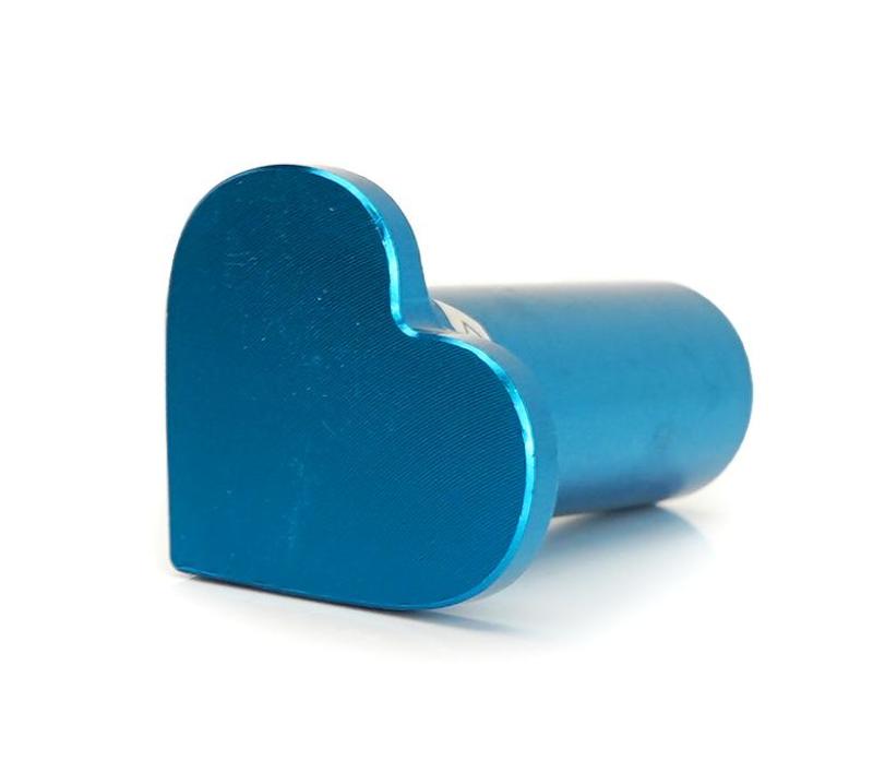 NRG DB-H002BL - NRGDB-H002BL - NRG Heart Shape Drift Button Toyota 86/Subaru WRX/STI/Mazda - Blue - Shipped in Europe - Tuningsupply.com