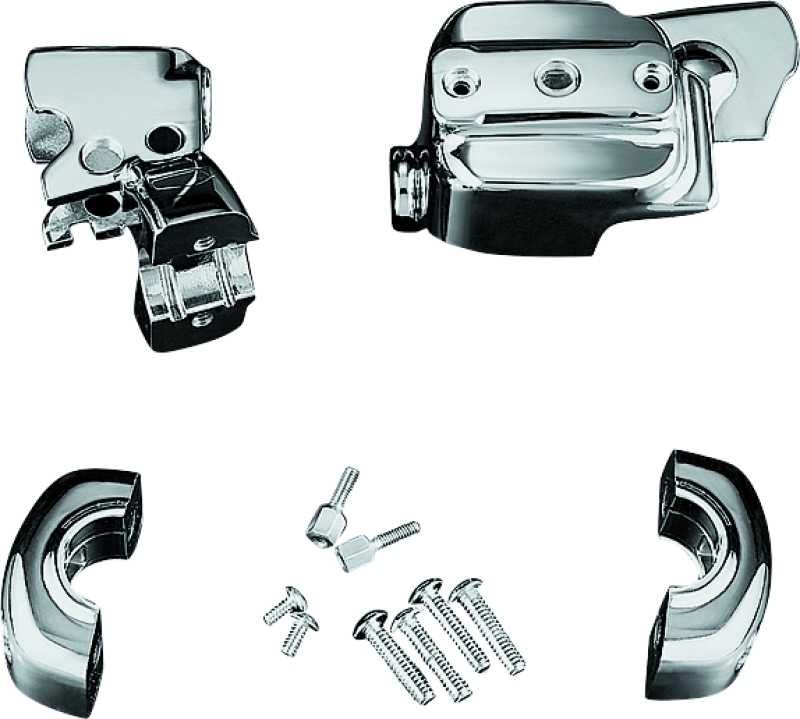 Kuryakyn 9126 - KUR9126 - Kuryakyn Brake & Clutch Control Dress-Up Kit Single Disc Front Brakes 96-14 - Shipped in Europe - Tuningsupply.com