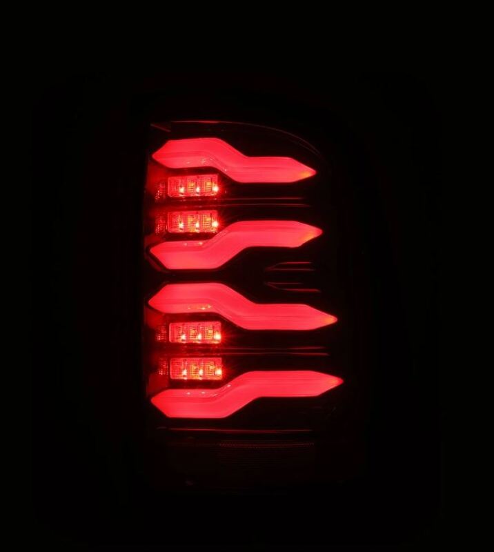 AlphaRex 640002 - ARX640002 - AlphaRex 09-18 Dodge RAM LUXX-Series LED Taillights Black Red w/Actv Light & SS - Shipped in Europe - Tuningsupply.com