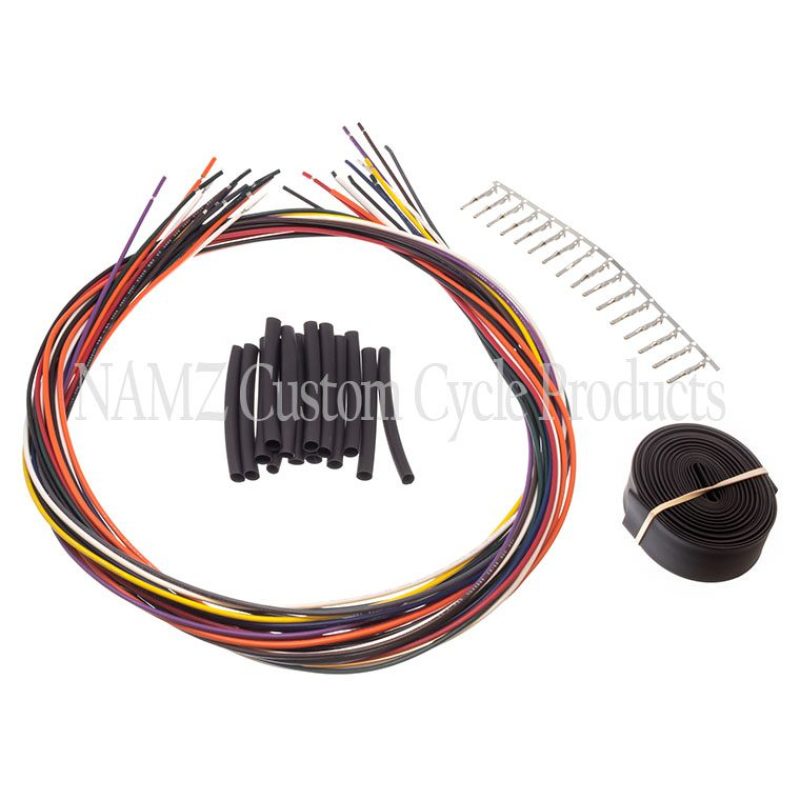 NAMZ NHCX-UON-48 - NAMNHCX-UON-48 - NAMZ 82-95 NON-Bagger Models Handlebar Switch Wire Extensions 48in. (Cut & Solder Applications) - Shipped in Europe - Tuningsupply.com