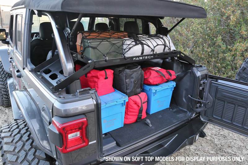 Fabtech FTS24211 - FABFTS24211 - Fabtech 18-21 Jeep JL 4WD 4-Door Interior Cargo Rack - Shipped in Europe - Tuningsupply.com
