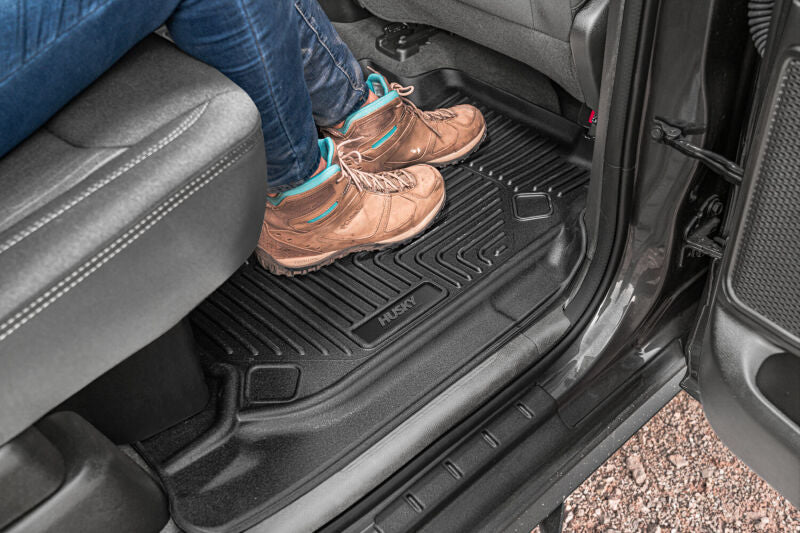 Husky Liners 77641 - HSL77641 - Husky Liners 18-26 Volkswagen Atlas X-Act Contour Black Floor Liners (3rd Seat) - Shipped in Europe - Tuningsupply.com