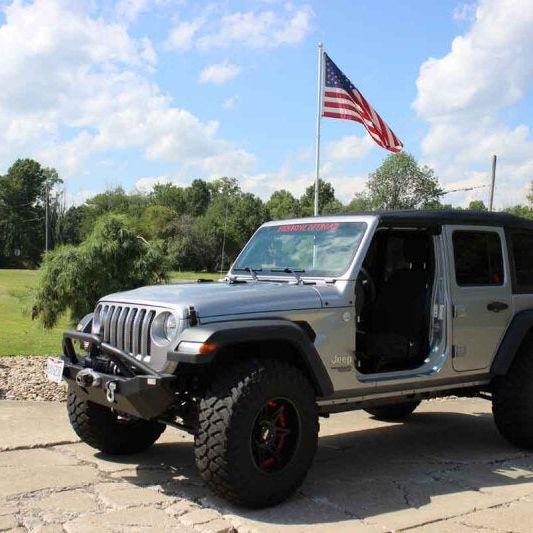 Fishbone Offroad FB21082 - FBOFB21082 - Fishbone Offroad 2018+ Jeep Wrangler JL / 2020+ Gladiator JT Foot Peg Set - Black - Shipped in Europe - Tuningsupply.com