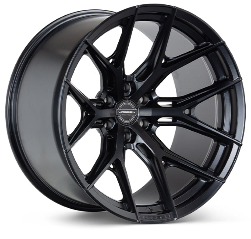 Vossen HF64-2F27 - VOSHF64-2F27 - Vossen HF6-4 22x10 / 6x135 / ET-18 / Super Deep Face / 87.1 - Satin Black Wheel - Shipped in Europe - Tuningsupply.com