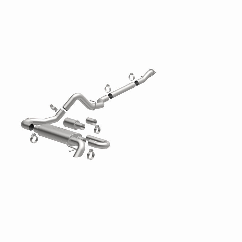 Magnaflow 19559 - MAG19559 - MagnaFlow 2021 Ford Bronco Overland Series Cat-Back Exhaust w/ Single Straight Driver Exit- No Tip - Shipped in Europe - Tuningsupply.com