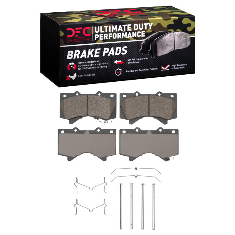 DFC 1400-1303-01 - DFC1400-1303-01 - DFC 07-22 Lexus LX570 Front Ultimate Duty Performance Brake Pads and Hardware Kit - Shipped in Europe - Tuningsupply.com