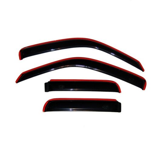 AVS 194428 - AVS194428 - AVS 02-07 Jeep Liberty Ventvisor In-Channel Front & Rear Window Deflectors 4pc - Smoke - Shipped in Europe - Tuningsupply.com