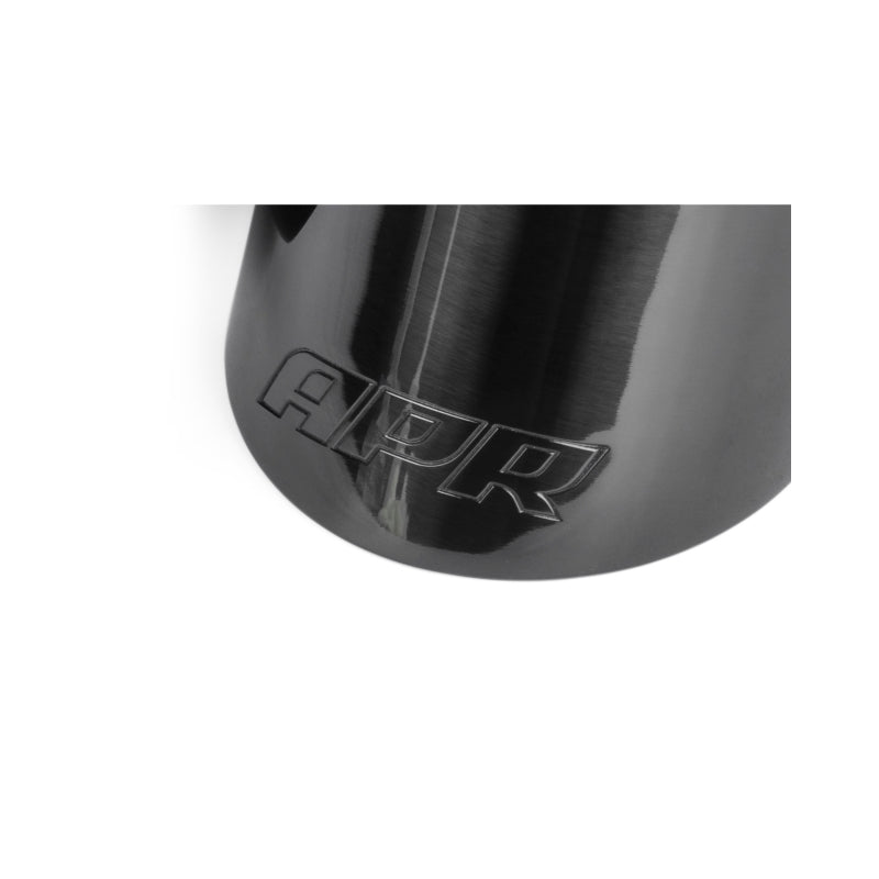 APR TPK0003 - APRTPK0003 - APR Double-Walled 4in Slash-Cut Tips - Polished Diamond Black - Set of 2 - Shipped in Europe - Tuningsupply.com