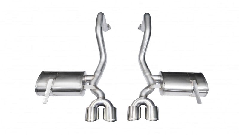CORSA Performance 14961 - COR14961 - Corsa 1997-2004 Chevrolet Corvette C5 Z06 5.7L V8 Polished Xtreme Axle-Back Exhaust - Shipped in Europe - Tuningsupply.com