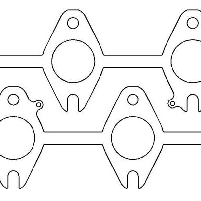 Cometic Gasket C5726-040 - CGSC5726-040 - Cometic Dodge Cummins 5.9L 24V/24VCR .040in MLS (2) 3 Port Exhaust Gasket - Shipped in Europe - Tuningsupply.com