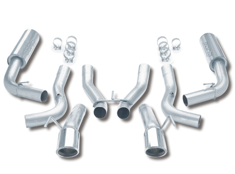 Borla 14663 - BOR14663 - Borla 96-02 Viper GTS/R/T-10 Coupe/Convertible 2dr w/ 2.5in Inlets SS Catback Exhaust System - Shipped in Europe - Tuningsupply.com