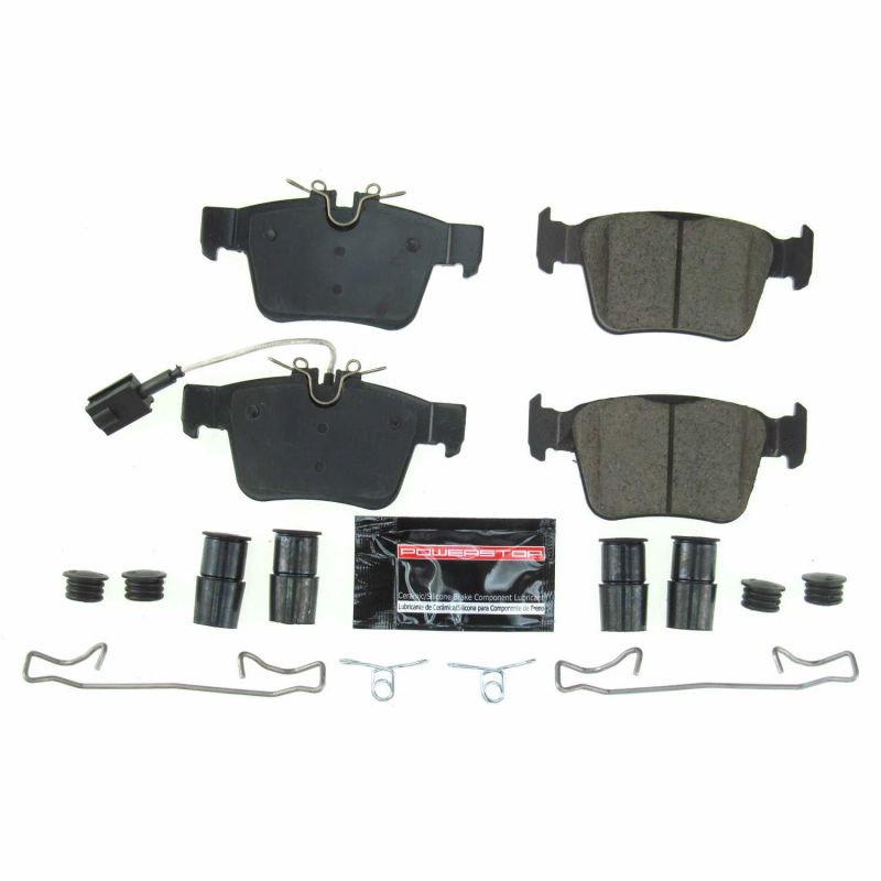 PowerStop Z23-1989 - PSBZ23-1989 - Power Stop 17-18 Alfa Romeo Giulia Rear Z23 Evolution Sport Brake Pads w/Hardware - Shipped in Europe - Tuningsupply.com