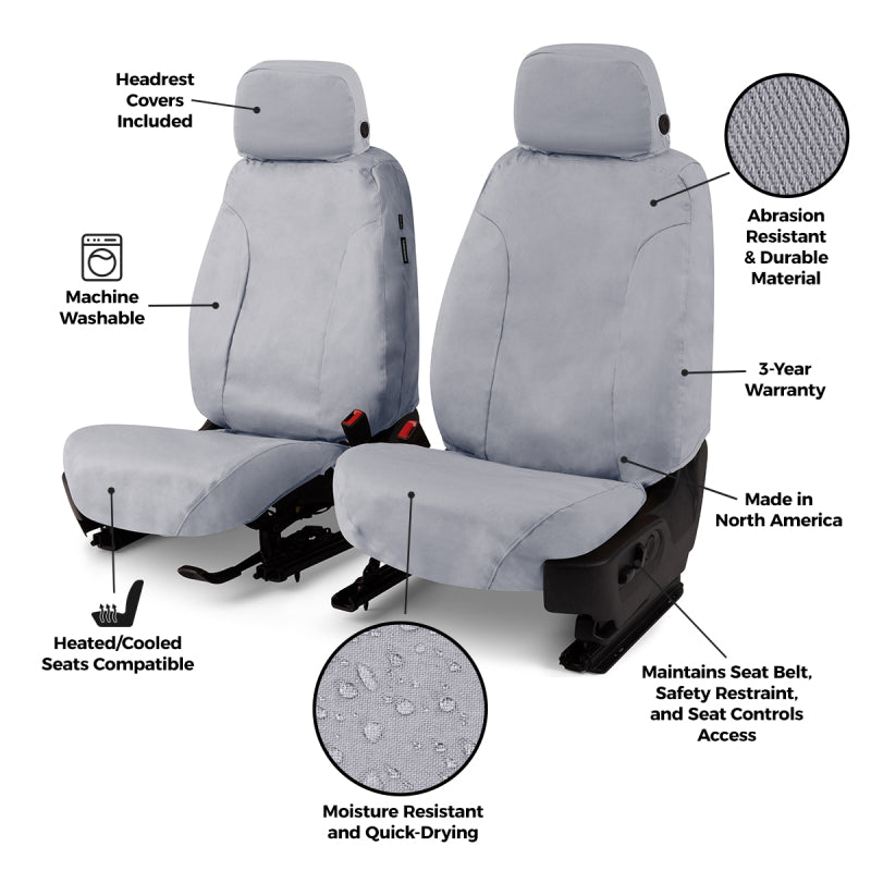 Covercraft SS2645PCCH - CVRSS2645PCCH - Covercraft 2026 Jeep Wrangler 2-Door (MT) Polycotton SeatSaver Custom Front Row Seat Covers - Shipped in Europe - Tuningsupply.com