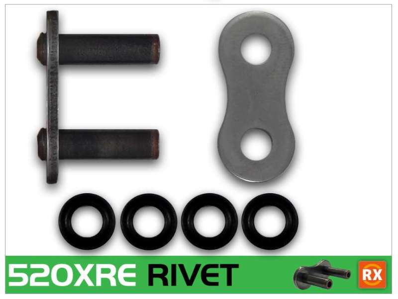 RK Chain - RKC520XRE-RL - RK Chain 520XRE-RIVET NATURAL - Shipped in Europe - Tuningsupply.com