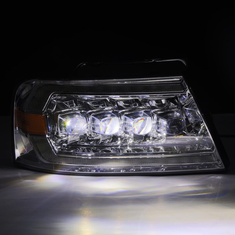 AlphaRex 880129 - ARX880129 - AlphaRex 04-08 Ford F150 / 06-08 Lincoln Mark LT NOVA LED Proj Headlights Chrome w/Activ Light/Seq - Shipped in Europe - Tuningsupply.com