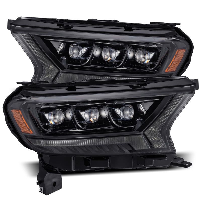 AlphaRex 880123 - ARX880123 - AlphaRex 19-21 Ford Ranger NOVA LED Proj Headlight Plnk Style Alpha Blk w/Activ Light/Seq Signal/DRL - Shipped in Europe - Tuningsupply.com